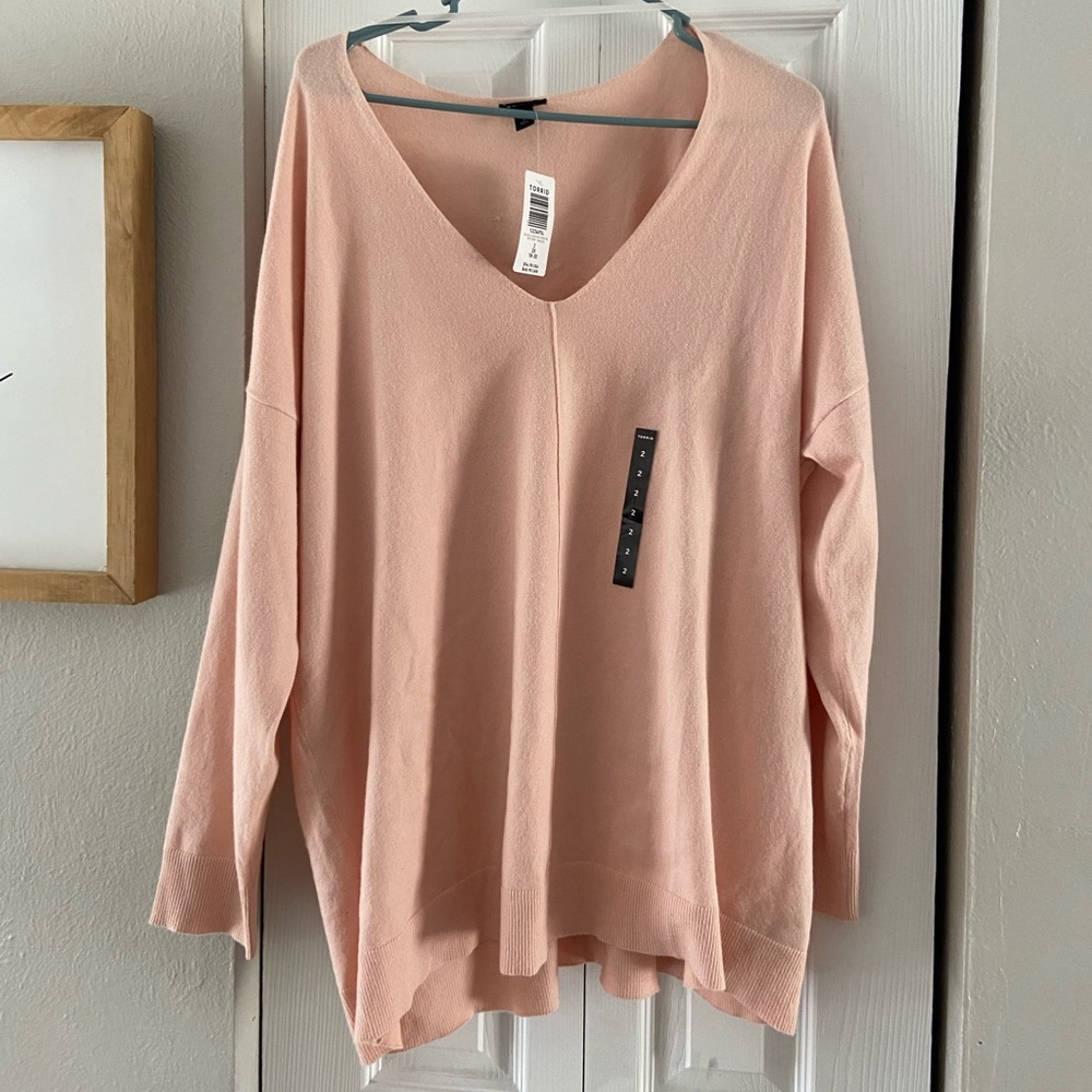 NWT TORRID Blush Pink Sweater